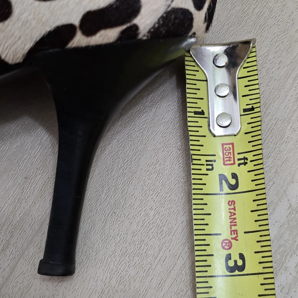 Calvin Klein dolly Women Animal leopard Print Pumps 3" Heels Pointed toe 9.5M - Picture 12 of 16